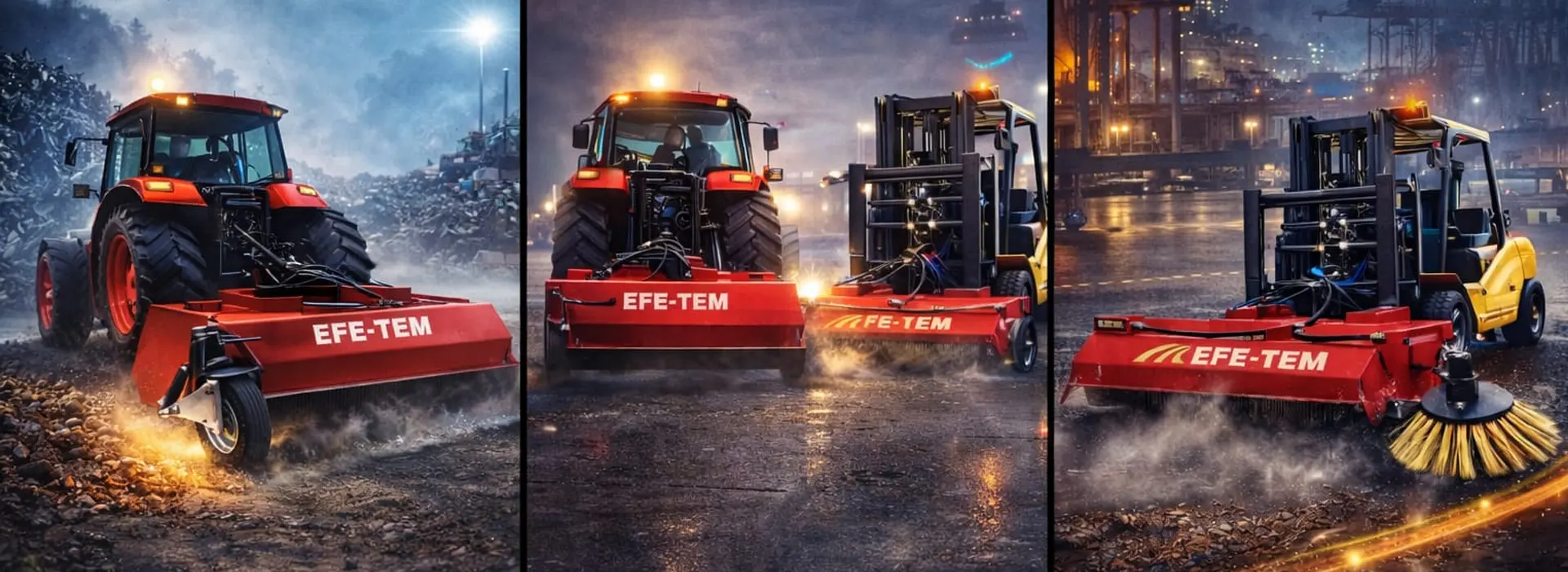 Traktör Arkası Süpürge